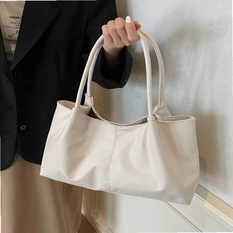 2026 New Large Capacity Tote Bag Women Fashionable Korean Japanese Style Casual Commuting Single Shoulder Handbag - view 4