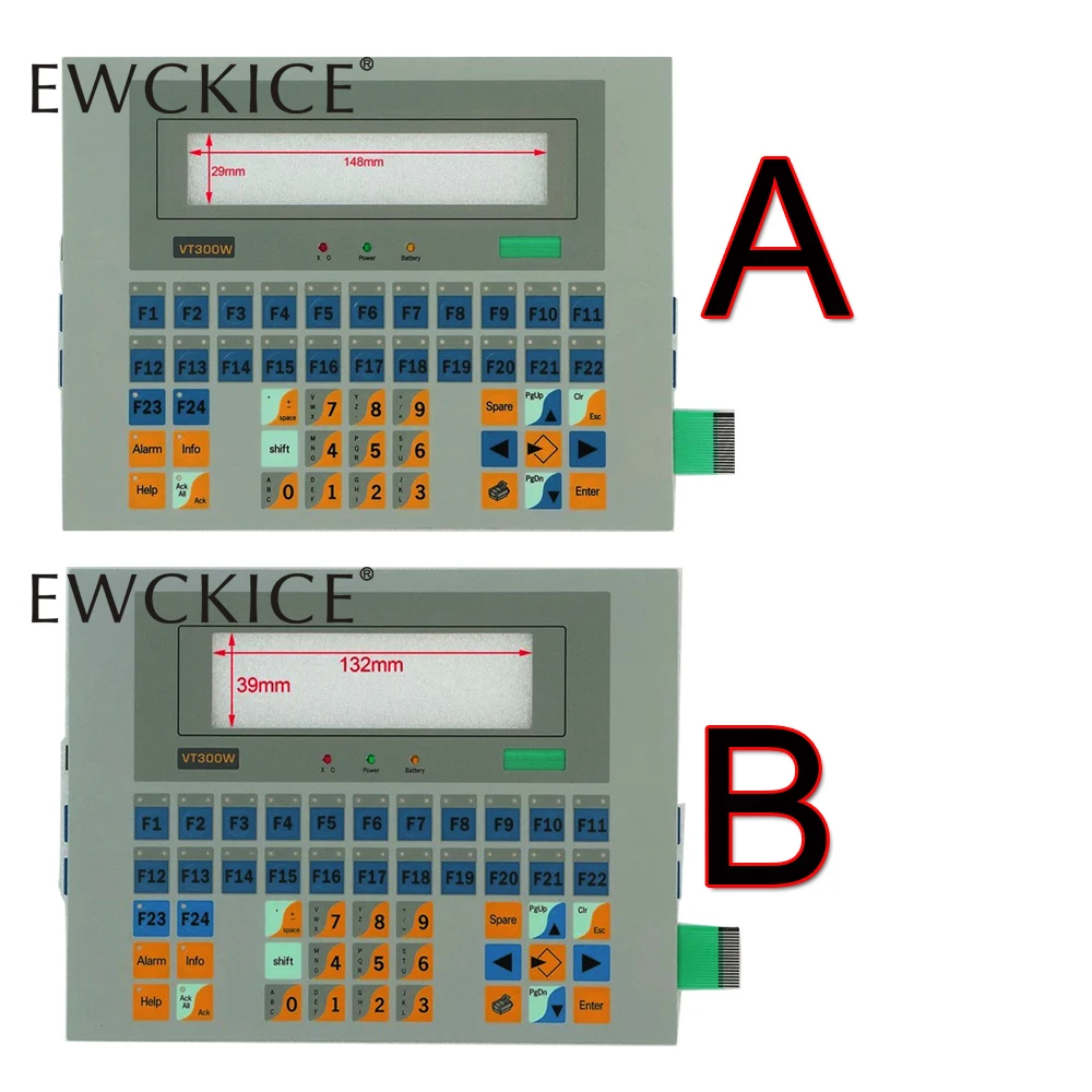 NEW VT300W VT300WAP000 HMI PLC Membrane Switch Keypad Keyboard