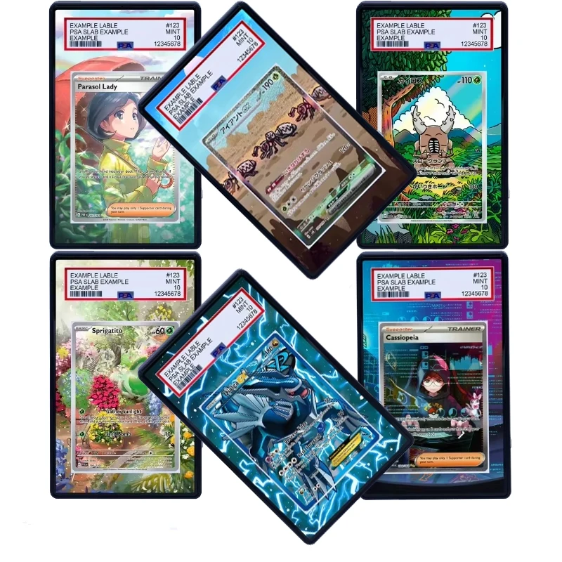 Акриловая подставка для карт PSA (Vanillish, Darkrai, Giratina, Genesect, Lapras, Jasmine, Chimecho) – без карт