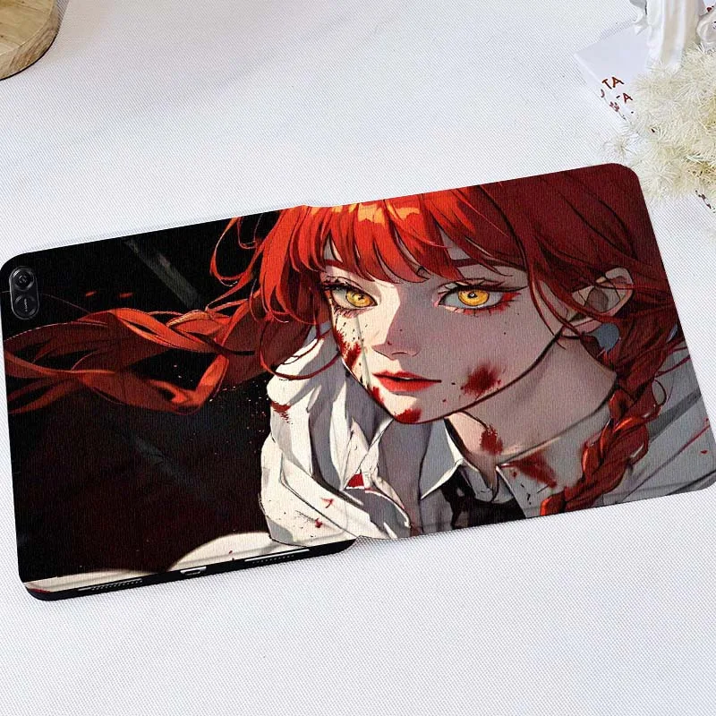 

Chainsaw Man Art Popular For Huawei MediaPad T5 T10s M6 M5Lite SE Honor Tab 5 6 7 V7 V8 X8a X9a Pro Soft Tablet Case Gift
