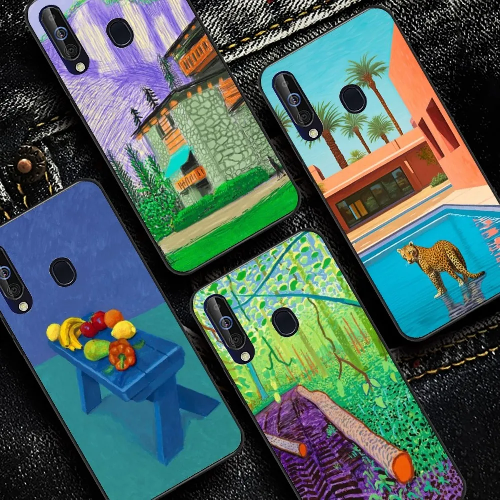 David Hockney Art Phone Case For Samsung A 10 11 12 13 20 21 22 30 31 32 40 51 52 53 70 71 72 73 91 13 Shell