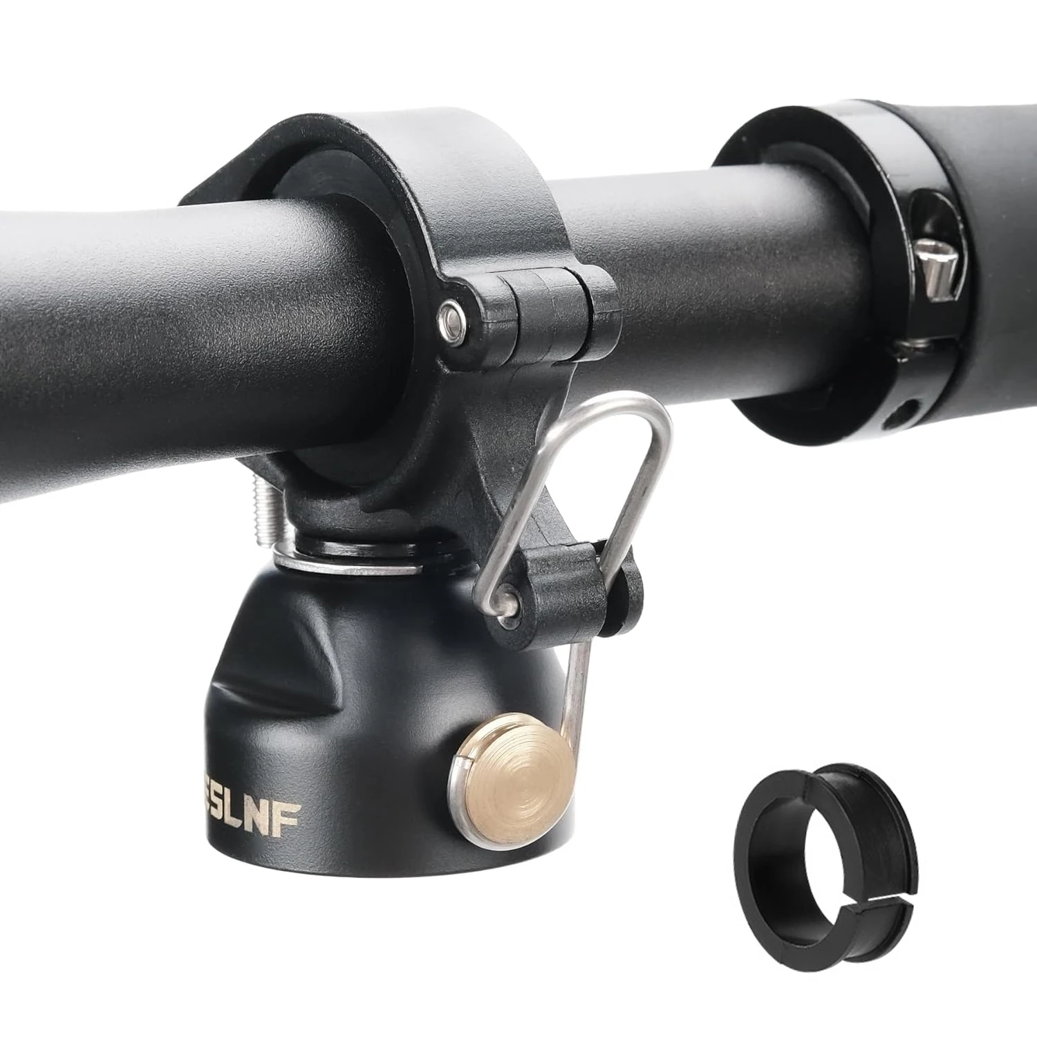 Cloche de vélo de montagne double mode, cloche de vélo vtt en alliage de cuivre pour adultes, convient aux guidons de 22.2 à 31.8mm, accessoire de sentier robuste