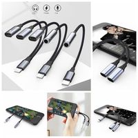 Simple Operation AUX Cable Splitter 3 5 MM Jack 2 in 1 Audio Adapter IOS to 3.5mm IOS to IOS AUX Female Male To Female Headphone