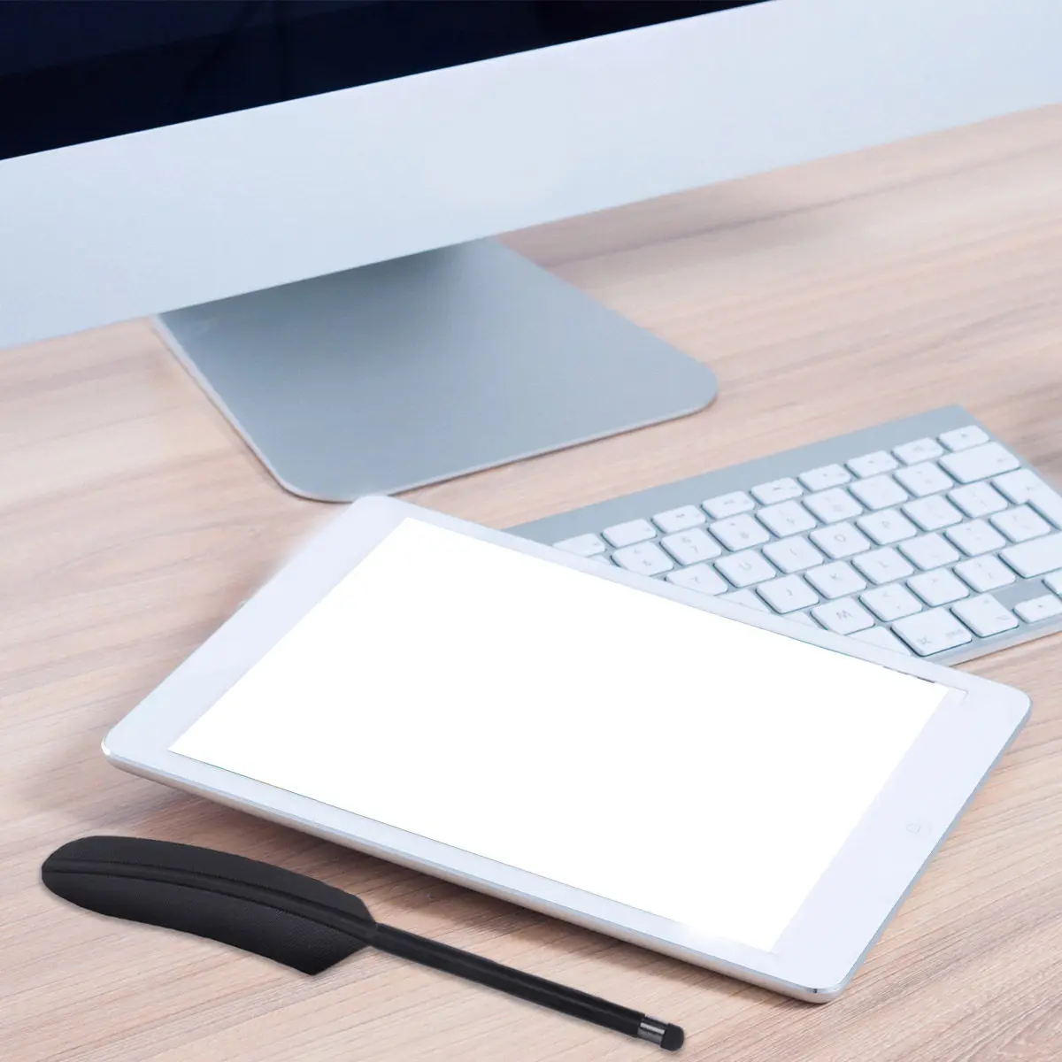 

10 шт. креативных емкостных сенсорных ручек с пластиковым корпусом премиум-класса и гладким наконечником для всех емкостных устройств