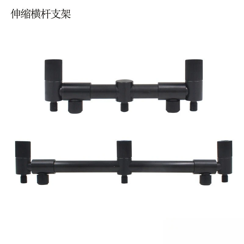 Adjustable Telescopic Crossbar Mount With Multiple 1/4 Inch Screw Ports And Aluminum Alloy Body