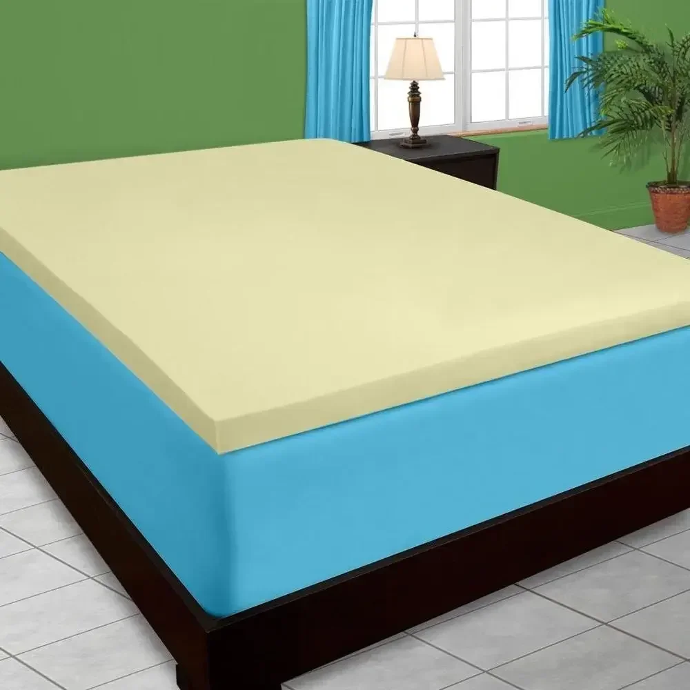 2lb Twin XL 4 Visco Elastic Memory Foam Mattress Topper