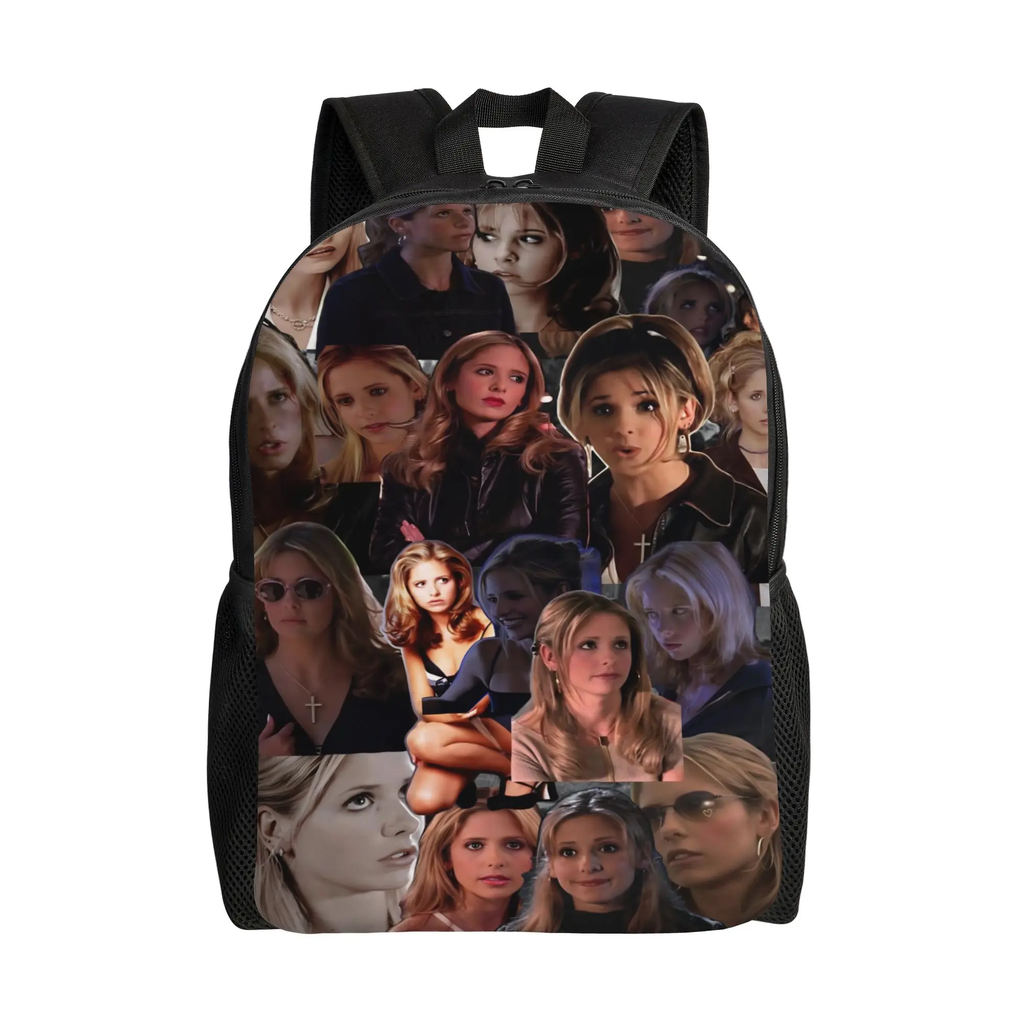Buffy the Vampire Slayer Backpack for Men Women Fashion Student Work Daypack Horror Movie Laptop Canvas Bags Outdoor