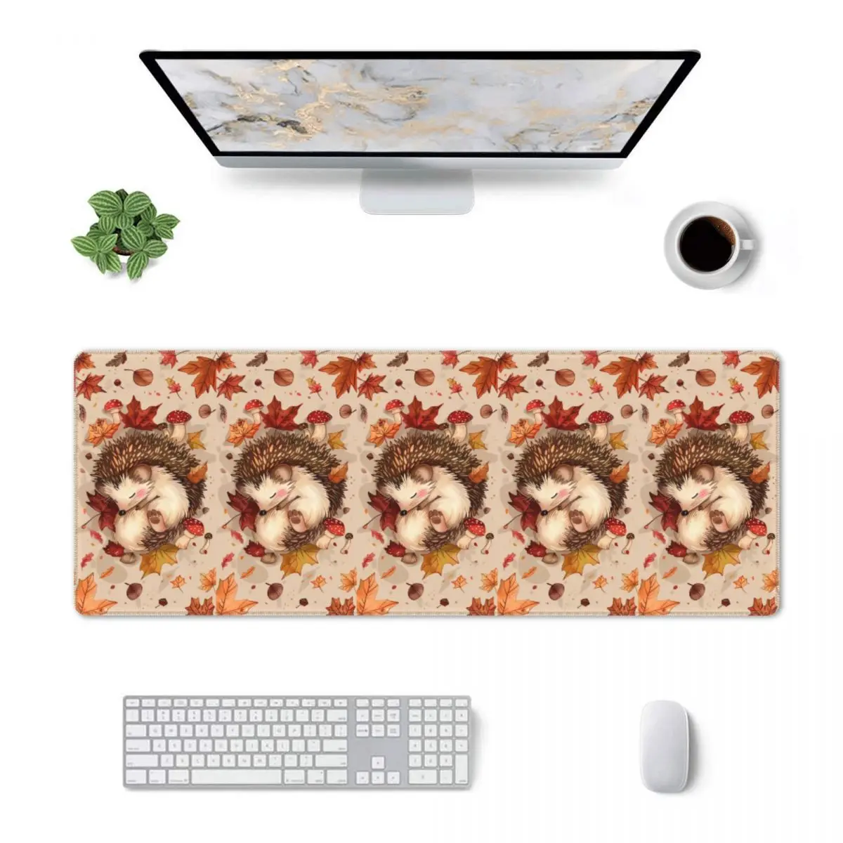 Large Mouse Pad Hedgehog Animal Gamer PC Laptop Mats Keyboard Carpet Computer Gaming Office Accessories Desk Mat