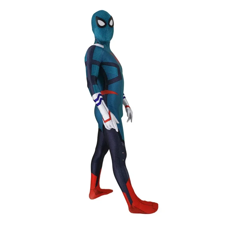 Sky02 3D impreso adultos/niños Deku Spider-Deku fiesta de Halloween Spiderman Cosplay disfraces piel monos de superhéroe Zentai Su88Ji