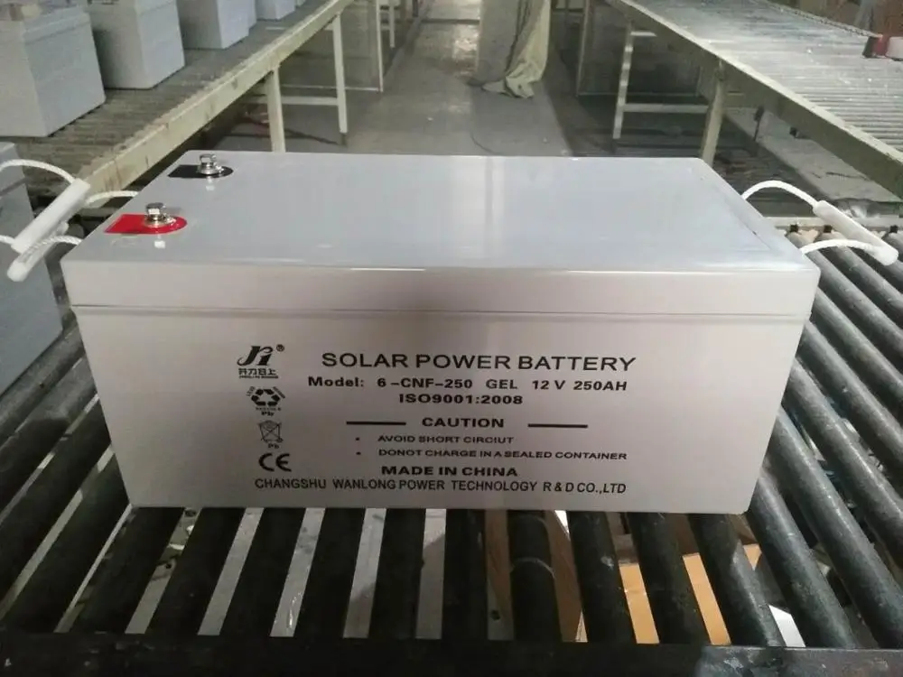 Gel deep cycle solar 12V 250ah storage battery