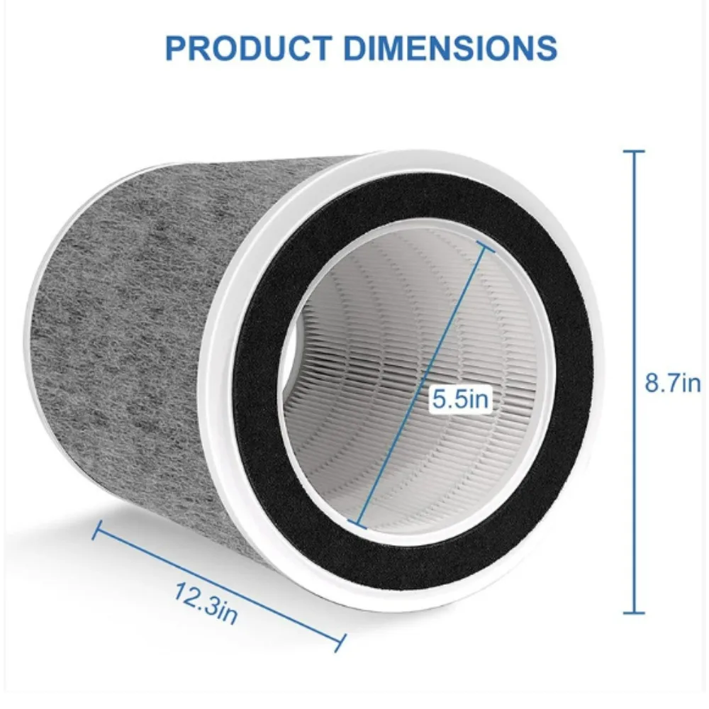 Shark HP200 HP201 HP202 Replacement HEPA Filter - High Efficiency Air Purifier Filter for Shark HP200 HP201 HP202 Series