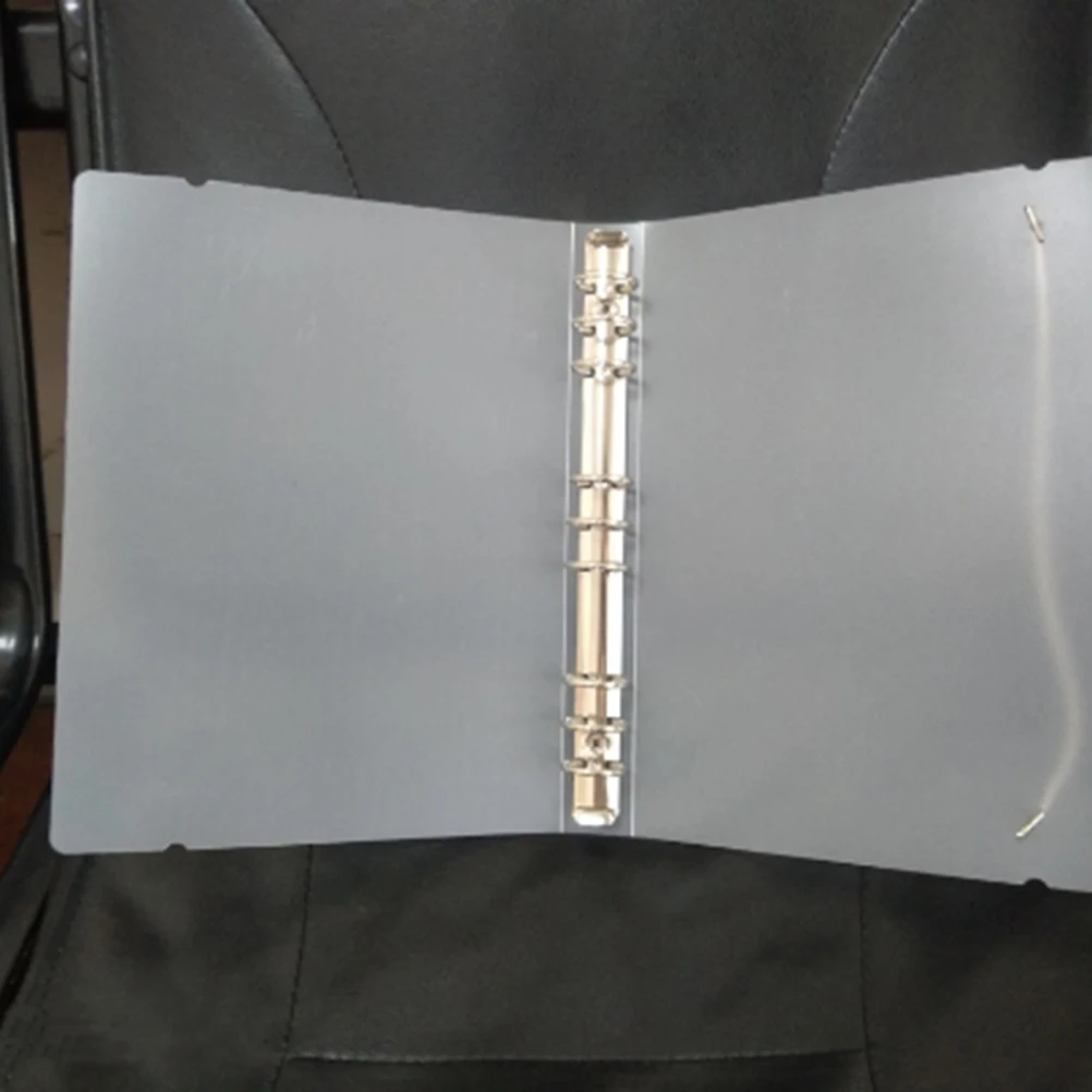 

B5 File Folders Clear Plastic Loose Leaf Protector Document Binder Folder Sheets Storage Office School Supplies