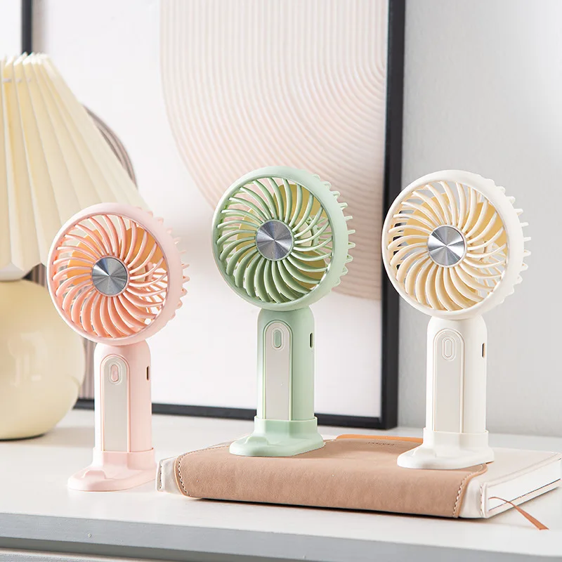 Compact Portable Multifunctional Pocket Rechargeable Mini Cooling Fan Trendy Summer Cross Border Gift Usb Charging Handheld Fan