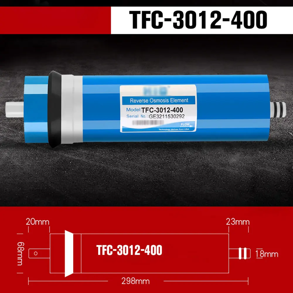 2pcs 400 gpd reverse osmosis filter HID TFC-3012 -400G Membrane Water Filters Cartridges ro system Filter Membrane