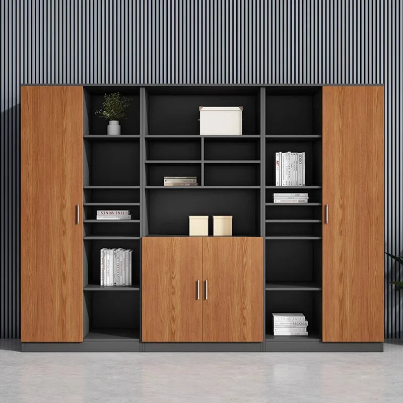 Armoire de Rangement Modulaire en Bois, Compacte et Moderne, Portes Hautes, Mobilier de Salon