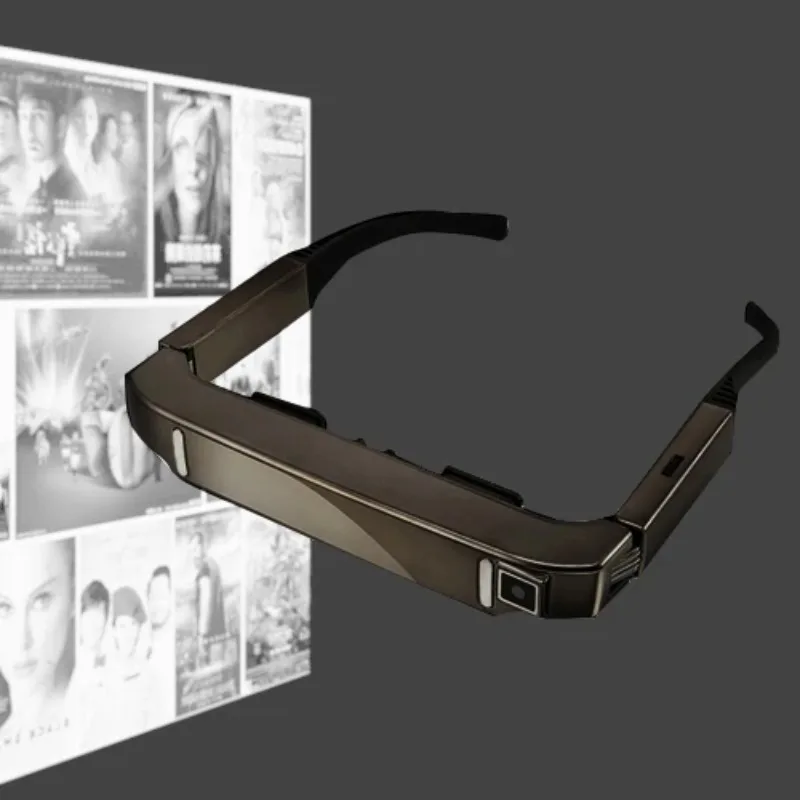 Android 4.4 1GB+2GB Super Smart Retina Glasses 3D VR Virtual Reality Headsets Support WiFi BT TF Card Video Recording