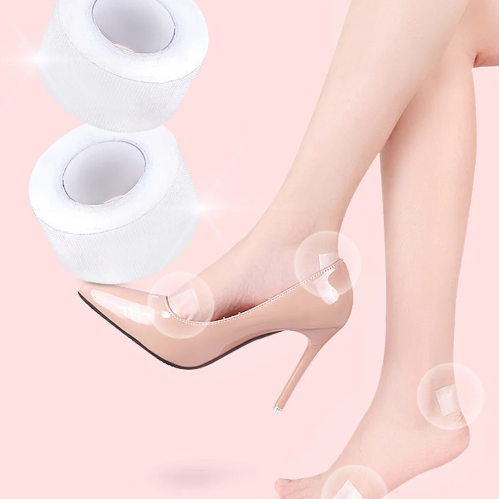 

4Pcs Heel Foot Care Invisible Adhesive Shock Absorbing Cushion Pads Soft Waterproof Stickers for Blister Protection on Toe Ankle
