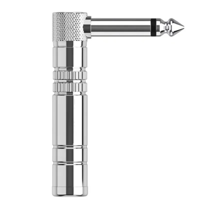 L53A-6.5 مستقيم بيند مستقيم التوصيل 6.35 ذكر Tofemale الكوع آلة موسيقية الوصول محول القابس