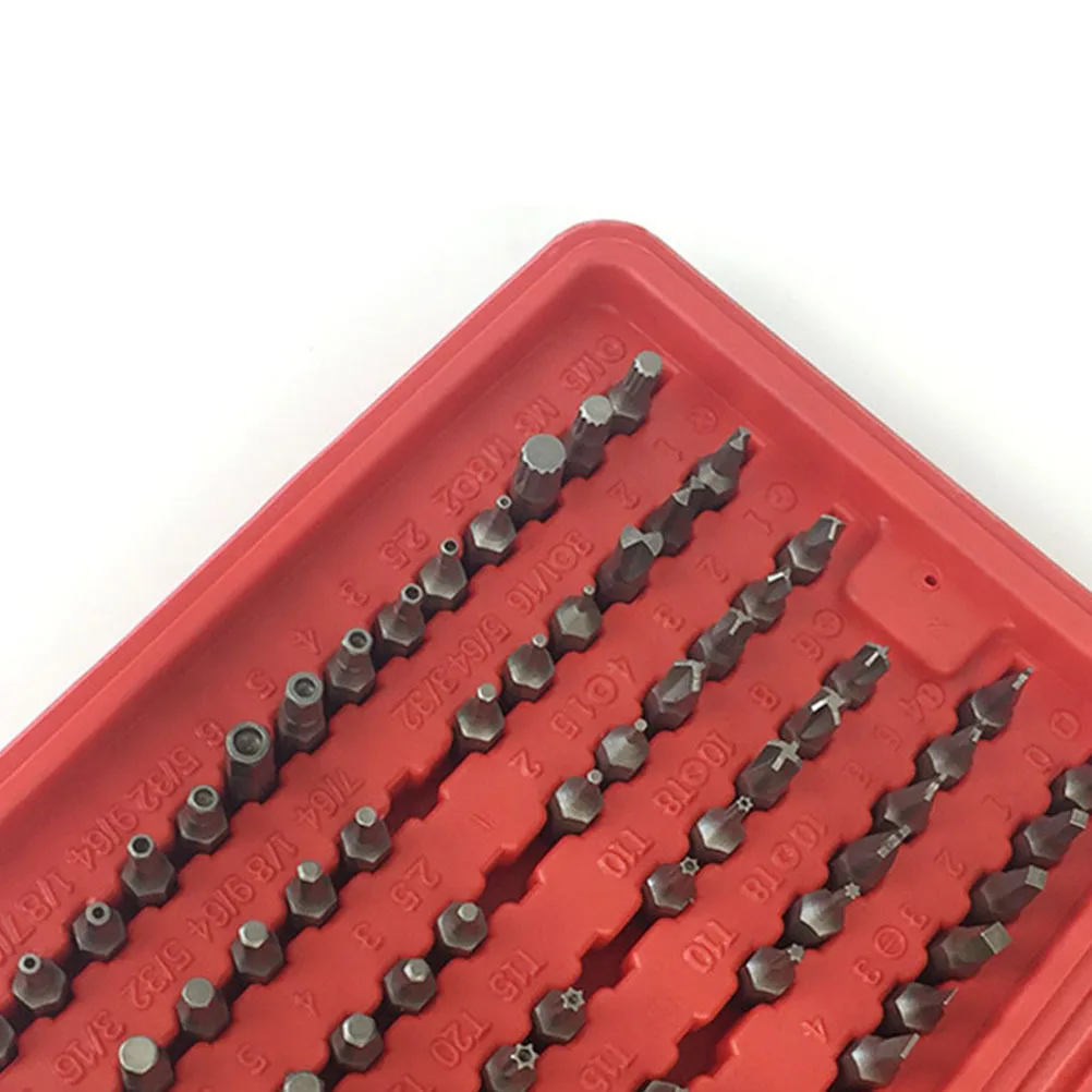 

98pcs Screwdriver Bit Set Slotted High Hardness Durable Repair Combination Tool Kit Hand Tool Batch Set