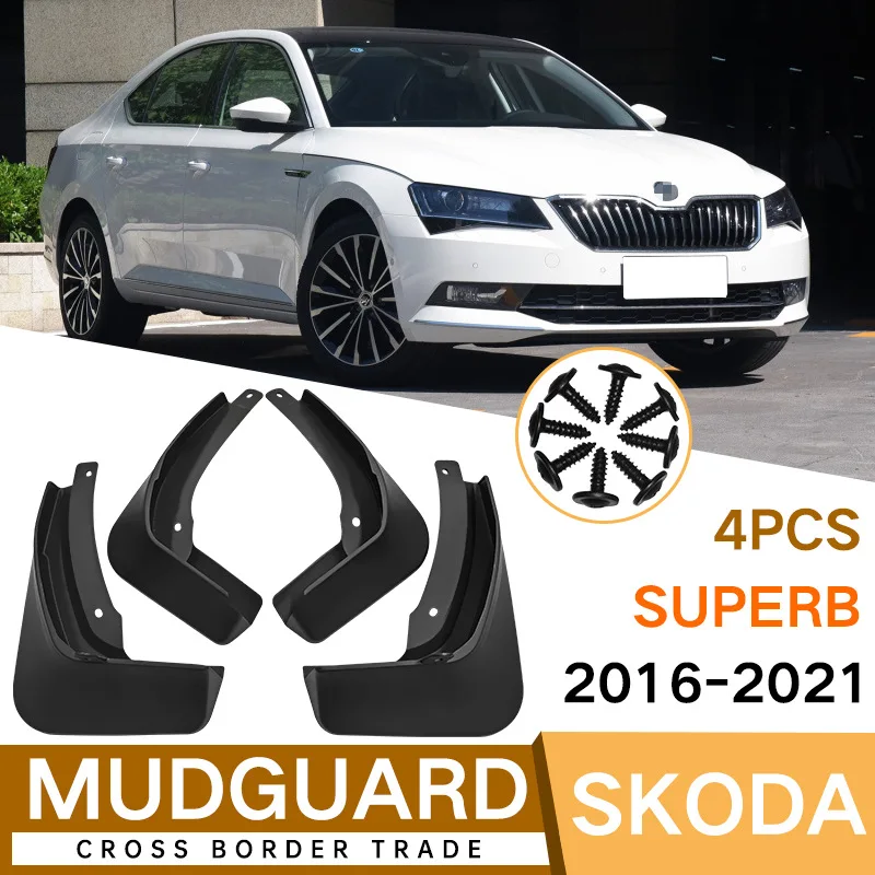 

Mud Flaps For SKODA superb 2016-2021 Mudguards MudFlaps Front Rear Fender Car Accessories