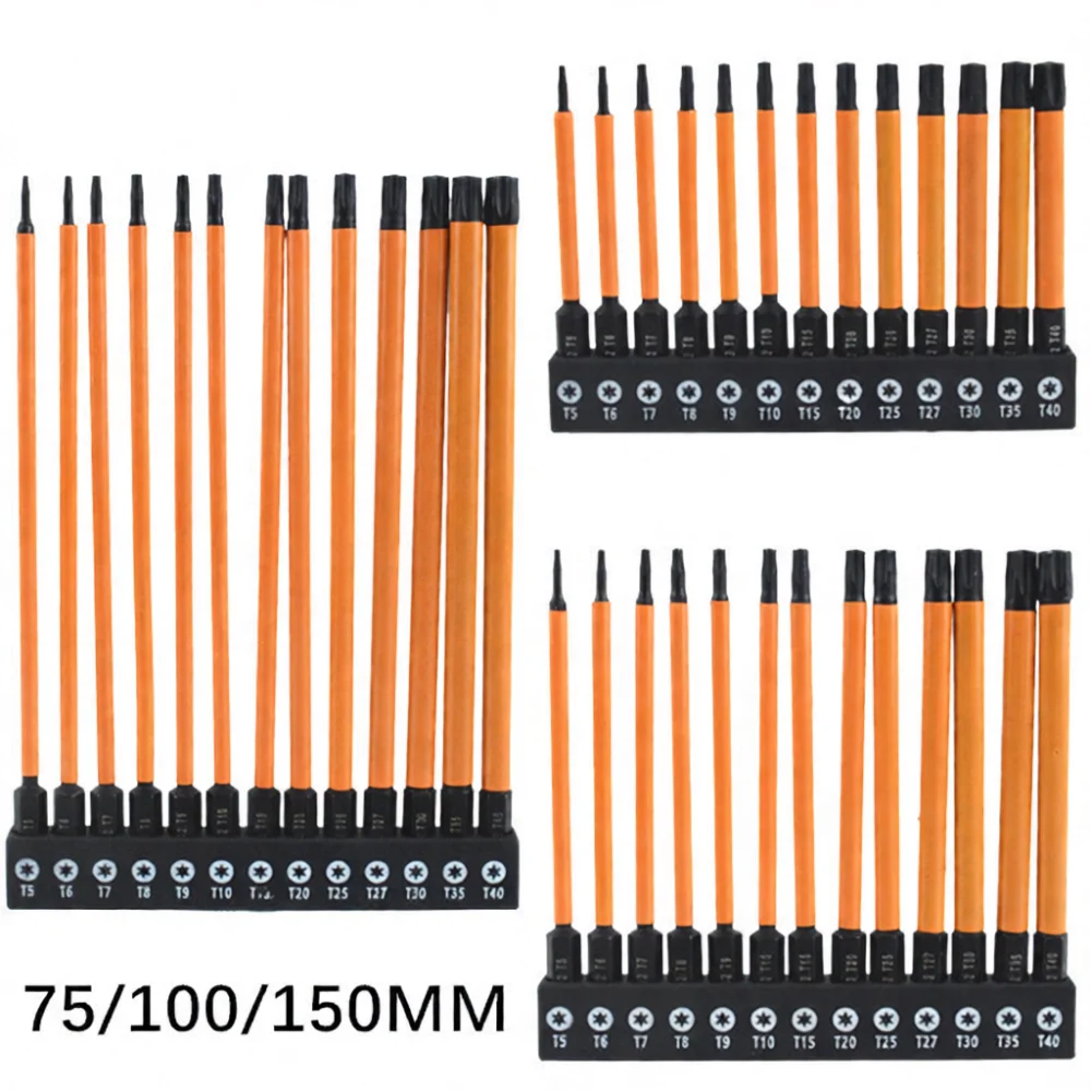 Heavy Duty S2 Alloy Steel Star Torx Bit Set Precision Driver Tools For Mechanical Maintenance Electronic Appliances