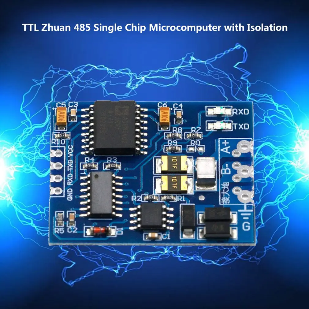 S485 to TTL Module TTL to RS485 Module 3V 5.5V Isolated Single Chip Serial Port UART Industrial Grade Signal Converter Wholesale
