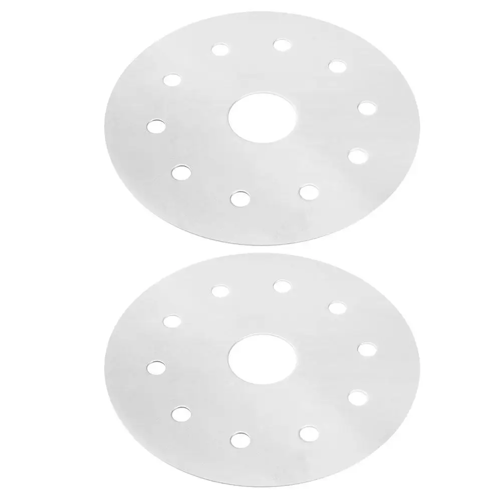 2Pcs 13Cm Stainless Steel Induction Diffuser Plate Heat Conduction Disk for Stew Pots Sand Pots Cookware Kitchen Accessory