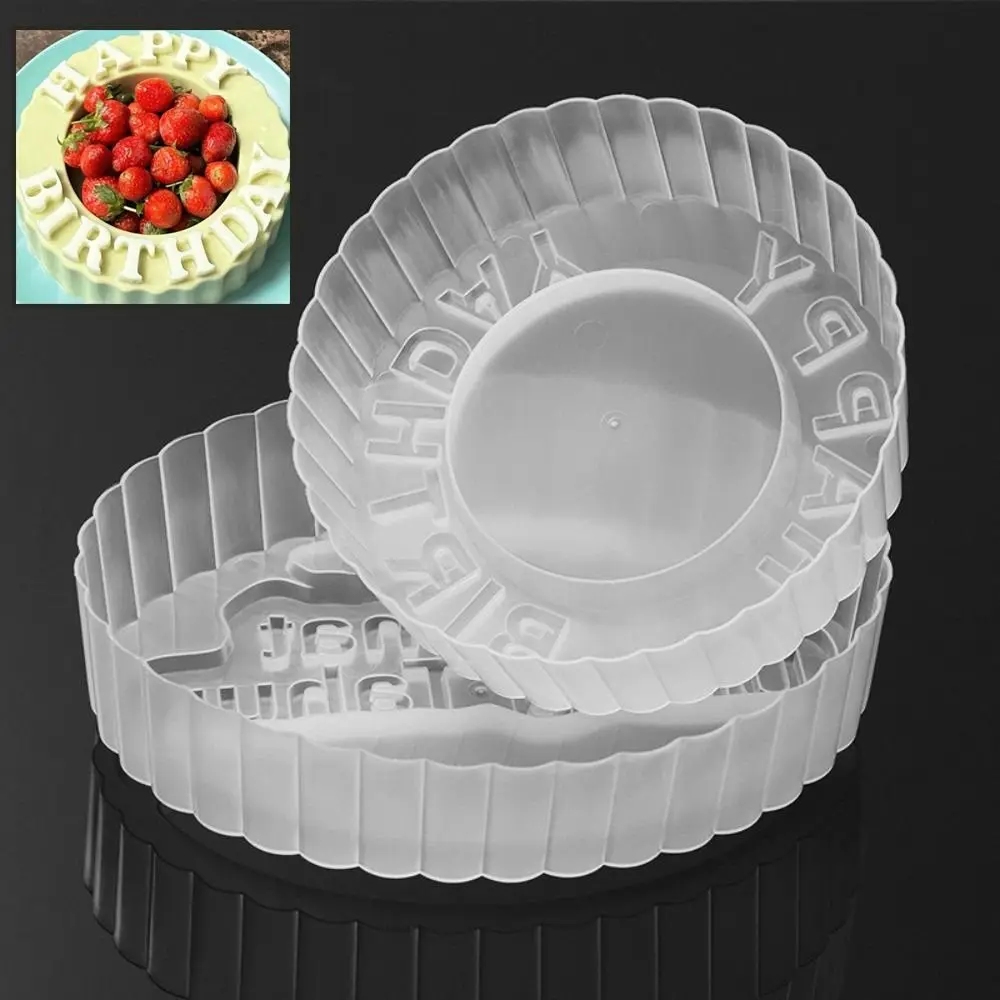 Premium PP Sunflower Cake Mold Printing Foam Texture Chocolate Cake Mold Easy Release Handmade Baking Tool DIY Birthday Cake