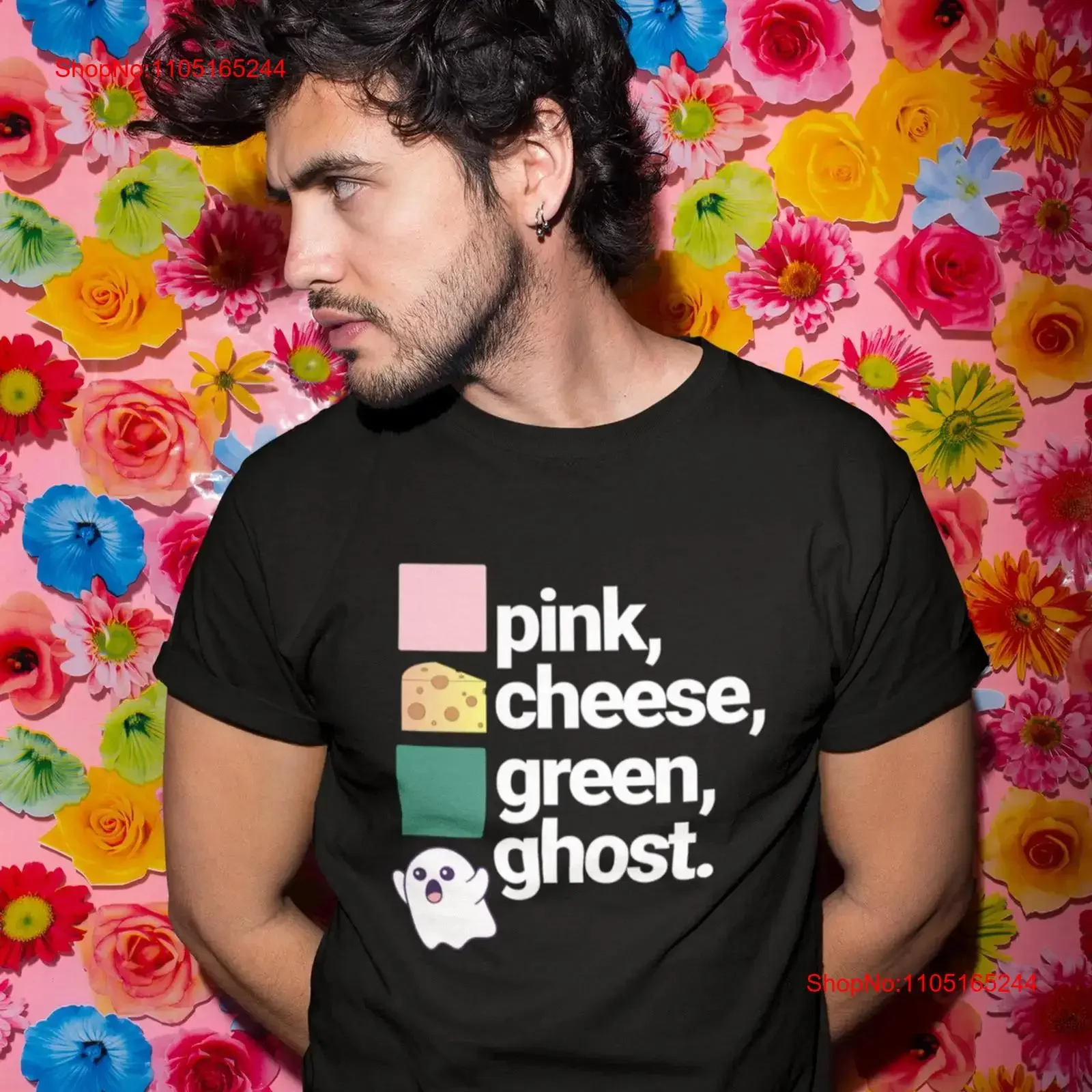PINCHES GRINGOS PINK CHEESE GREEN GHOST T shirt Viva Mexico Latino Pride Fun vintage Washed Soft Top For Everyday Wear