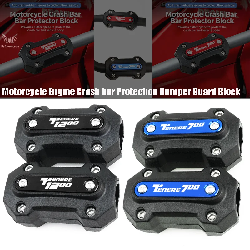 

Tenere700 Tenere1200 For Yamaha Tenere 700 1200 XTZ700 XTZ T7 Rally World Raid MOTO Bumper Guard Engine Protection Block Crash