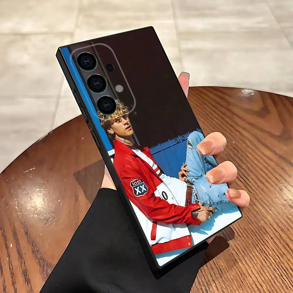 M-MGK LOST AMERICANA Funda de teléfono para Samsung S24 S22 S25 Ultra S9 S20 FE S23 Plus S10 S21 Funda a prueba de golpes