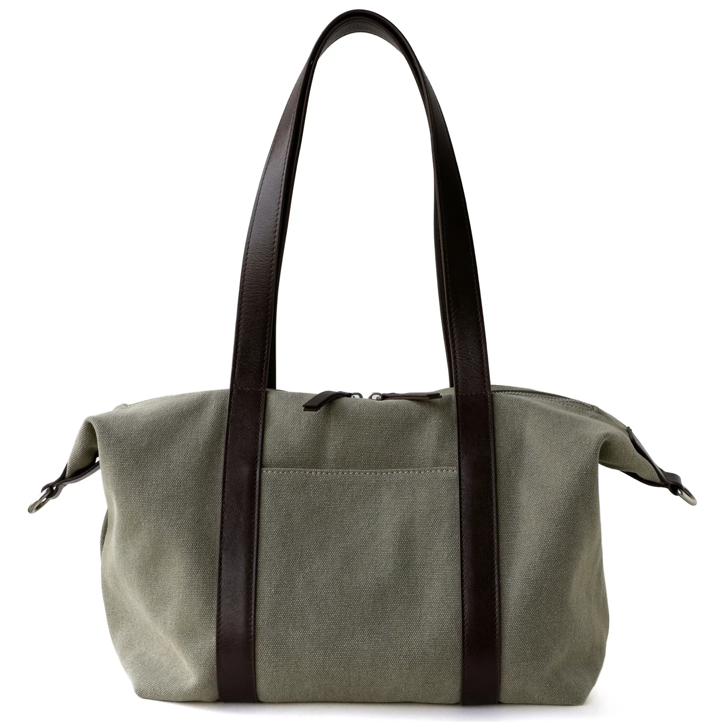 

Canvas spliced ​​cowhide Tote bag 2025 new design large capacity single-shoulder crossbody bag casual and fashionable handbag