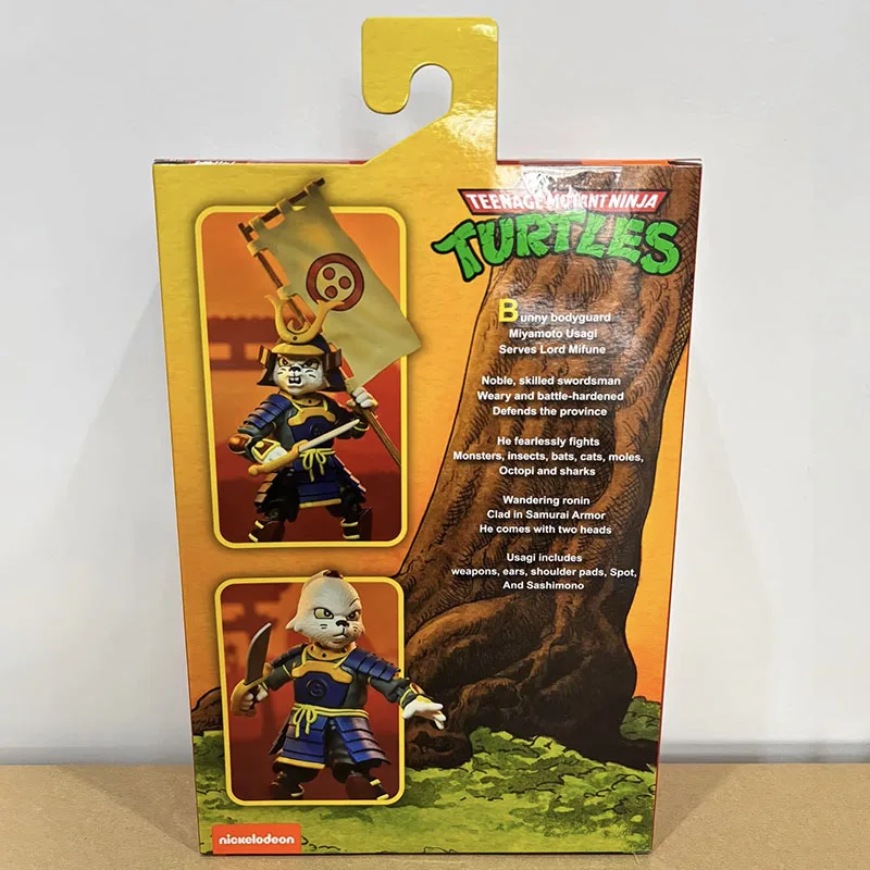 宮本うさぎティーンエイジミュータントニンジャタートルフィギュア NECA 54346 アクション置物おもちゃ 7 インチモデル人形飾りギフトオリジナル