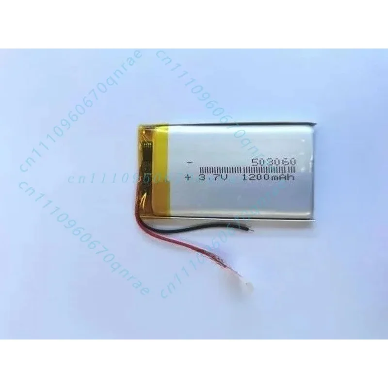 3.7V 1000mAh 503060 Lithium Polymer Battery for Smart Wearable, Bluetooth Speaker, Medical Device