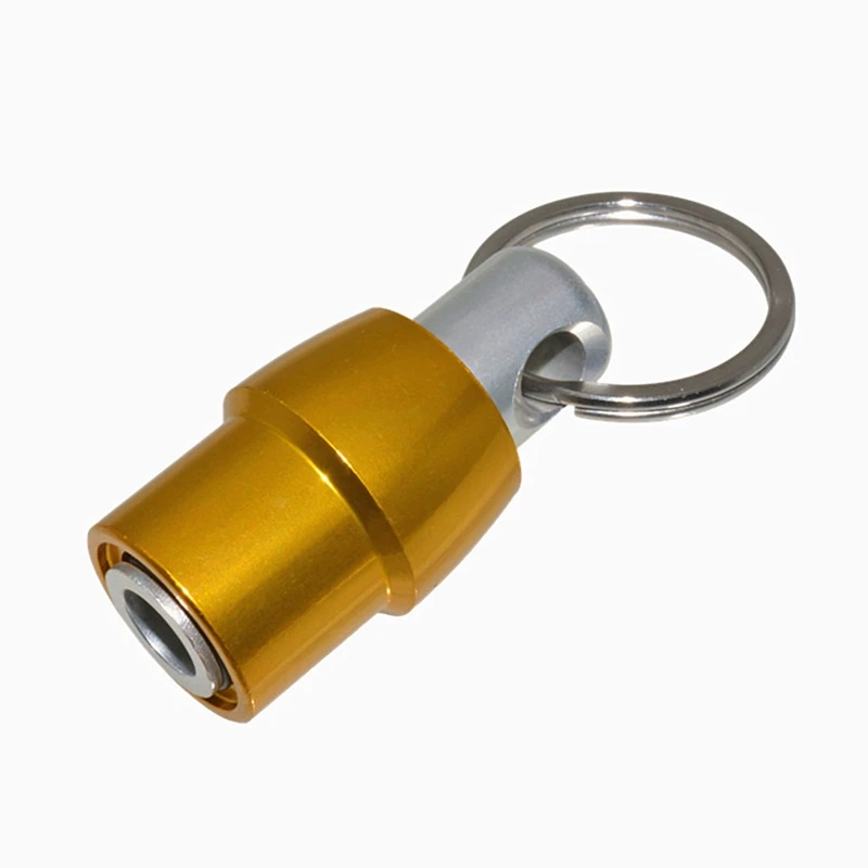 Schraubendreher-Bithalter, 1/4 Zoll, Schlüsselanhänger, Verlängerungsstange, Aluminiumlegierung, Schraubendreher-Bits, Halter-Set, Bohrschrauben-Adapter