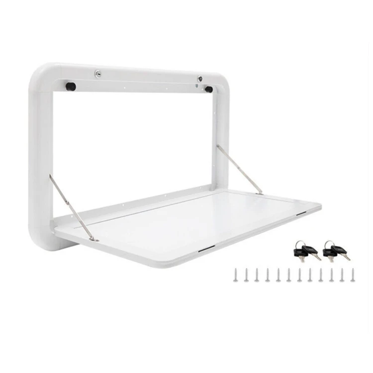2025 TONGFA Caravan Outside Picnic Wall Mounted Table, Premium Aluminum Alloy Foldable Rv Motorhome Picnic Table
