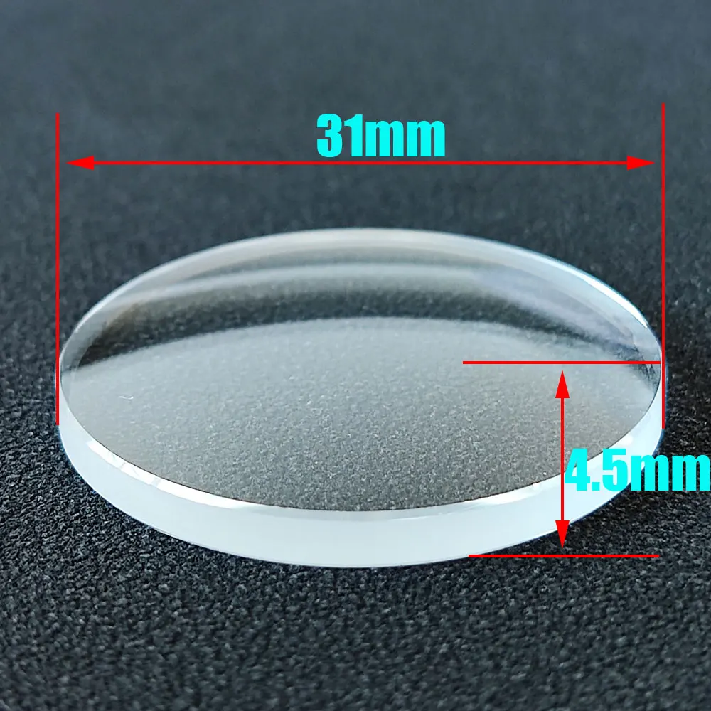 Double Dome 31*4.5*2.8mm Sapphire Glass Watch For Sea Urchin SBDC001 SHOGUN SBDC007 SBDC029 SKZ209K1 SKZ207J1 SKKZ207J1 SKZ207K1