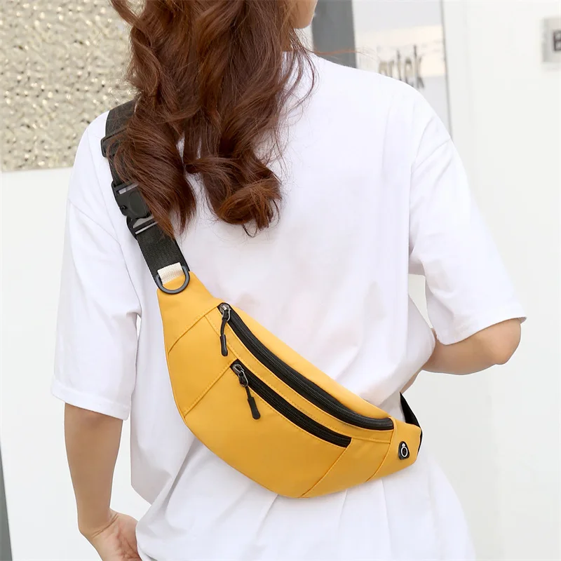 Fashion Sports Small Waist Bag Anti theft Lightweight Travel Shoulder Messenger Bags For Phone Cash Waterproof Crossbody Pouch