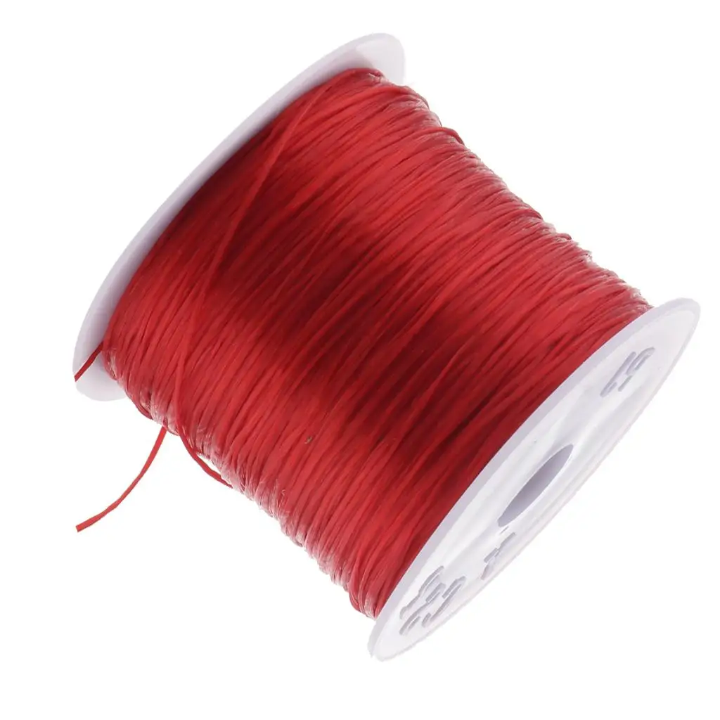 50 Meters Elastic Cord Crafting Cords for Jewelry Making Organizer