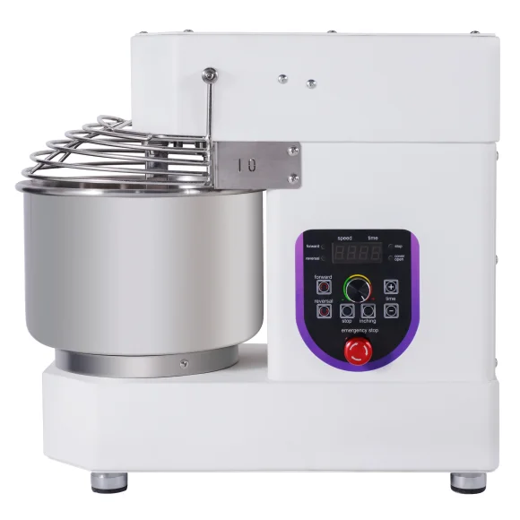 Hot Sale Bakery Equipment 8l 10l 3kg Spiral Mixer 10 Liter Mini Dough Mixer Small Dough Mixer Digital
