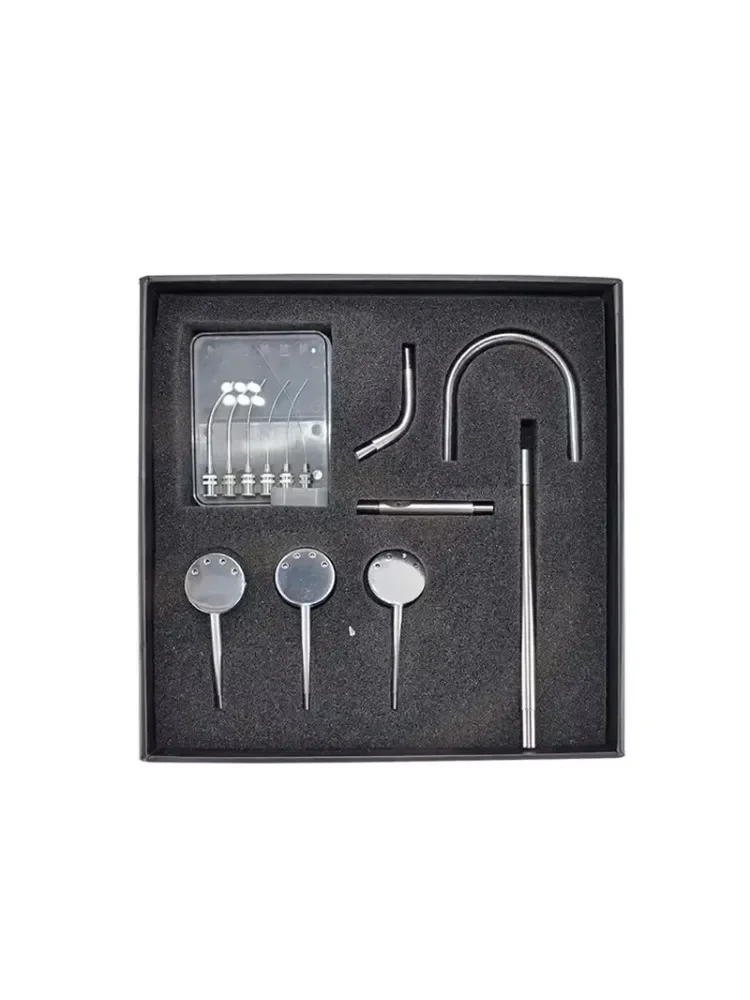 Dentals Suction Mirror System Kit Anti Fog Stainless Steel  Tool Mouth Mirror Oral Care/ Hammer Mouth  Set