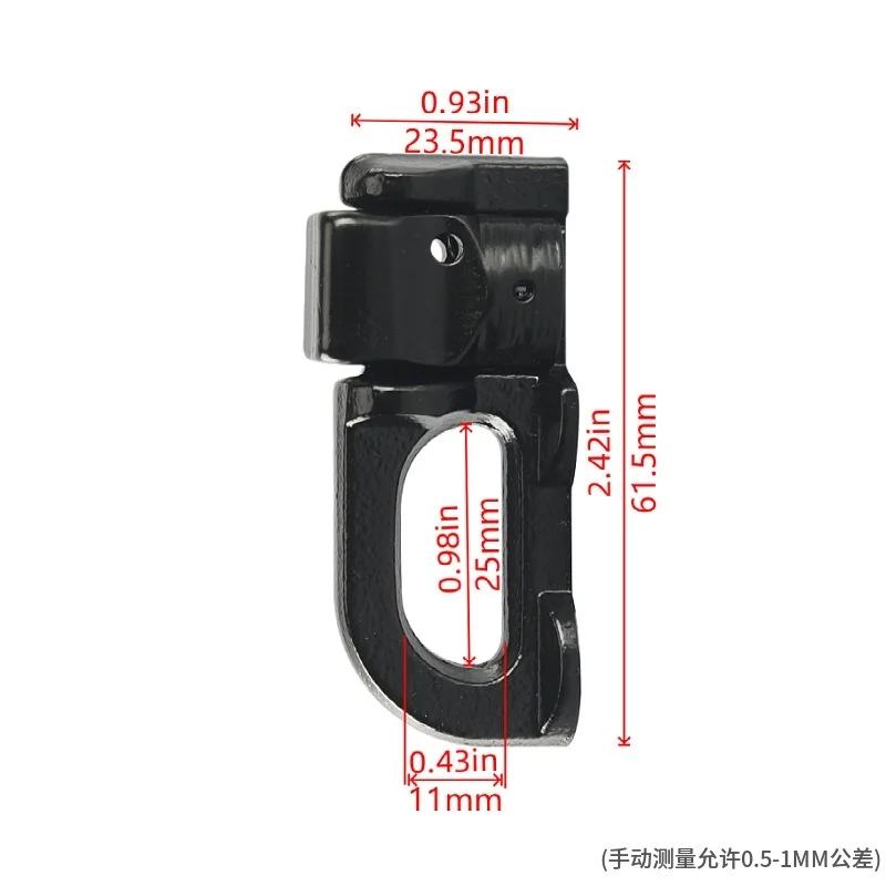 L-Track Dual-Latch Slide Rail Fasteners Heavy duty fixed buckle Carbon steel For RV,Trailer,Pickup Trucks L-track accessories