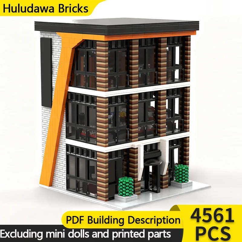City Street View Model MOC Building Bricks New Yorker Shopping Mall Modular Technology Children Holiday Gifts Assemble Toys Suit