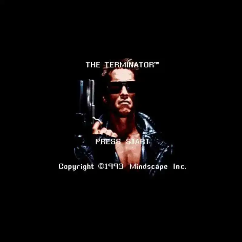 

Terminator, The 16 bit Big Gray Game Card For NTSC Game Player Drop Shipping