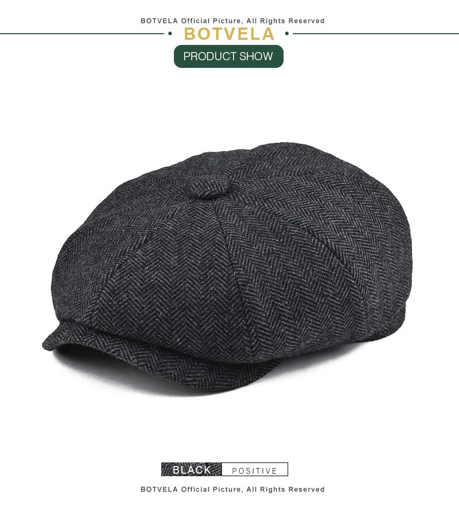 BOTVELA Cappello Da Guida In Twill Di Cotone Uomo – Bianco, Taglia 7 1/2 / 7 5/8