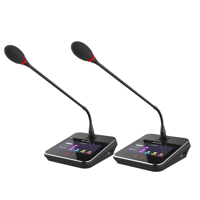 

HUAIN 5G Wired Conference Simultaneous Interpretation Digital Congress System with 6 8 Core or Ip Connection Head