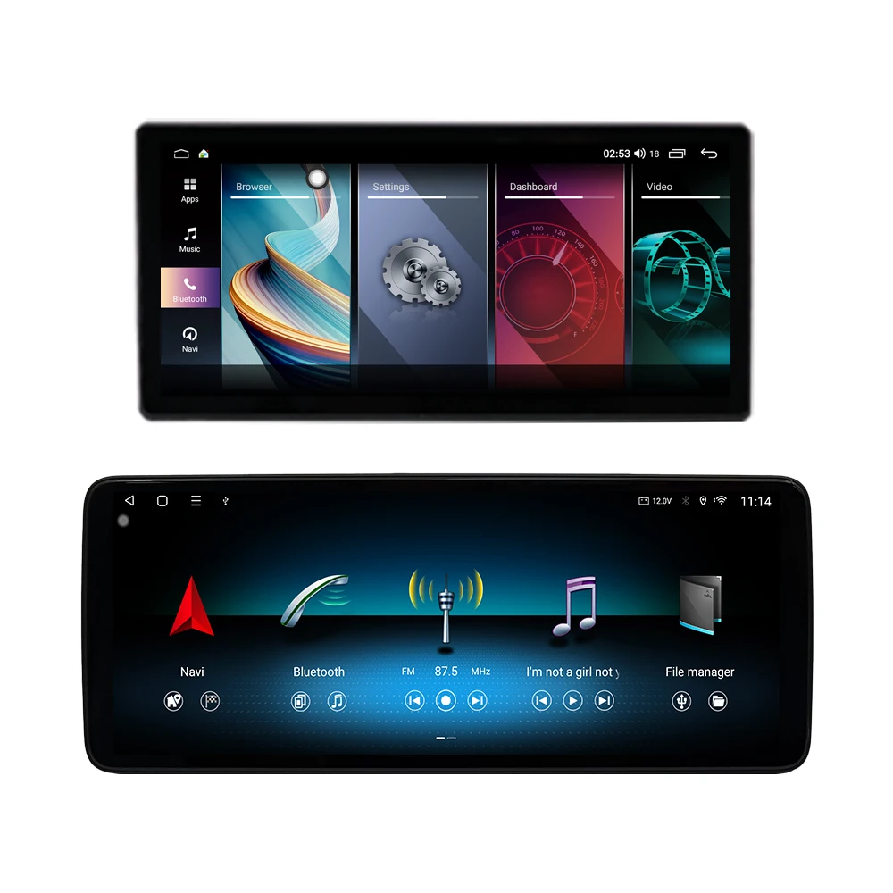 Für Mercedes BENZ C-KLASSE W204 2007 - 2010 Android 16 Kabelloses Carplay Autoradio Video-Multimedia-Player Touchscreen 4G WLAN