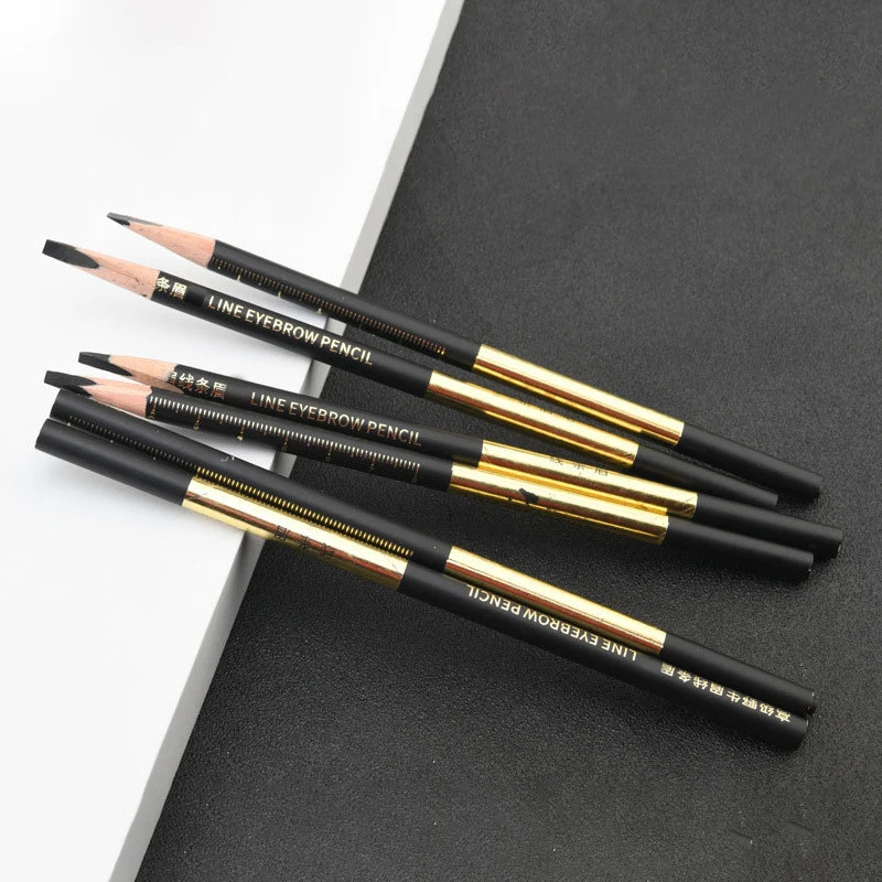 

Eyebrow Pencil Waterproof Microblading Eyebrow Pen Tint with Scale Tattoo Eyebrows Makeup Natural Long Lasting Eye Brow Pencil