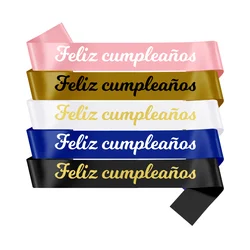 Feliz Cumpleaños Sash Spanish Happy Birthday Sash Party Decoration Supplies