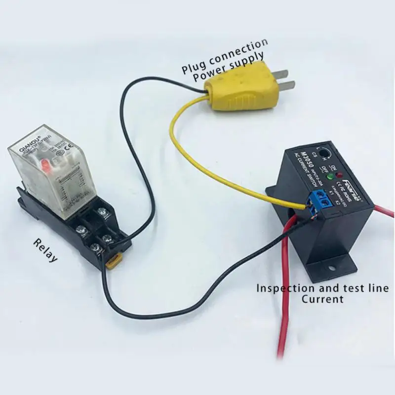 자동 전류 감지 스위치 M3050/M3056 M3066, 인덕션 릴레이 AC 연결 장치, Plc 신호 이상 제한 폐쇄 상호 인덕터